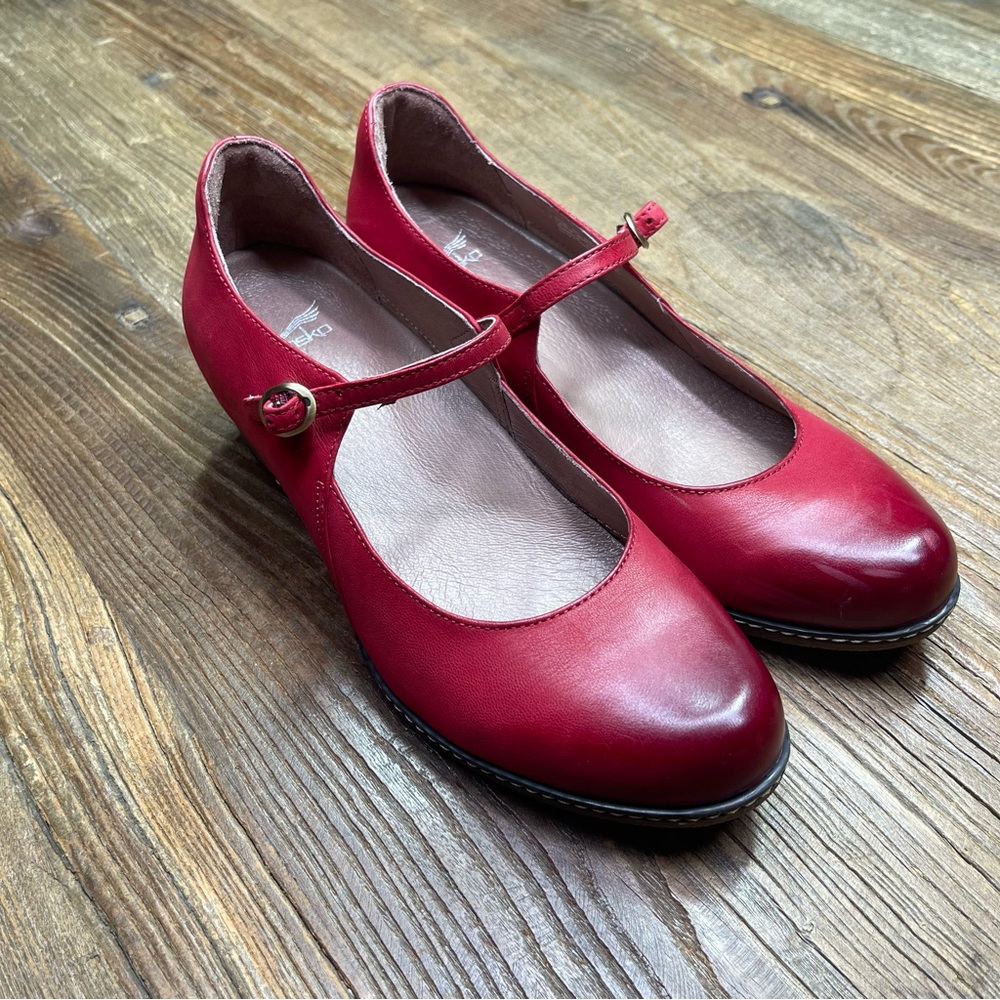 New ~ Dansko Women's Loralie Mary Jane Flat Size 41~ 10.5-11 US - Picture 2 of 14